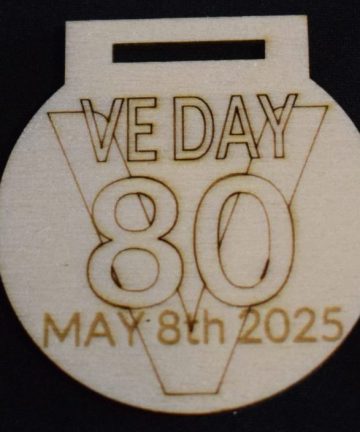 VE Day 80  Medal - Ideal As Gifts Or Craft Projects For VE Day 80 On May 8th - Image 2
