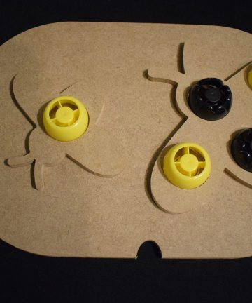 Bee Pouch Top Flisat Lid - Great For Bee, Insect Or Nature Projects - Image 2