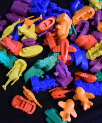 Flisat Large Colour Sorting Activity Lid With Bowls - Great For Help Learning Colours and Activities With Colours - Image 5