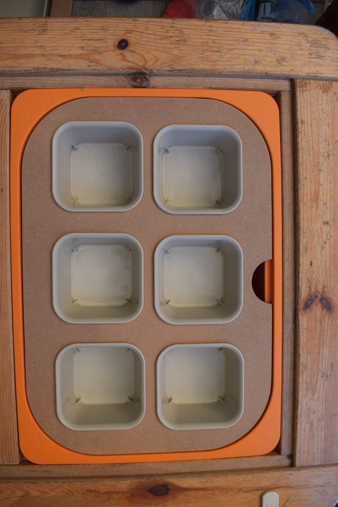 Flisat Large Lid With 6 Storage Containers