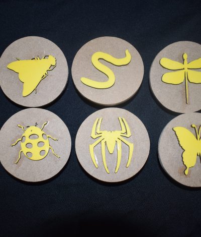 Insect Play Doh Stampers - Great For Insect And Nature Play