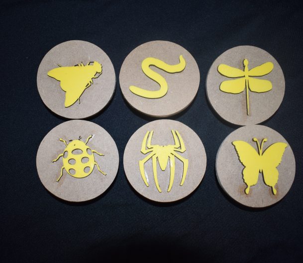 Insect Play Doh Stampers - Great For Insect And Nature Play