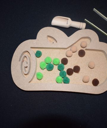 Log Tray - Ideal For Nature Play And Projects Filled With Sand, Rice Or loose Parts - Image 2