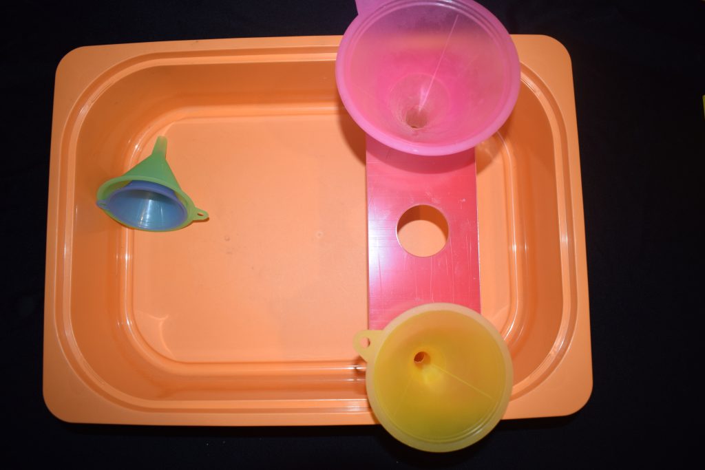 Ikea Flisat large Funnel Lid - Great For Outdoor Water Play Using A Large Ikea Flisat Lid And A Selection Of Funnels, Or Use Indoor With Rice Or Sand