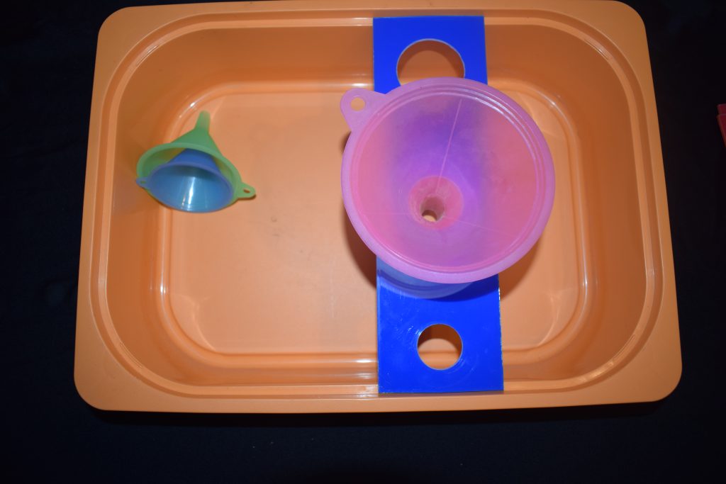 Ikea Flisat large Funnel Lid - Great For Outdoor Water Play Using A Large Ikea Flisat Lid And A Selection Of Funnels, Or Use Indoor With Rice Or Sand