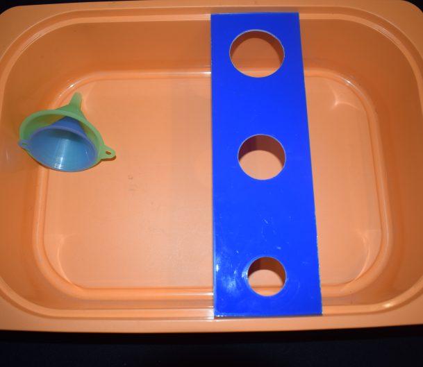 Ikea Flisat large Funnel Lid - Great For Outdoor Water Play Using A Large Ikea Flisat Lid And A Selection Of Funnels, Or Use Indoor With Rice Or Sand