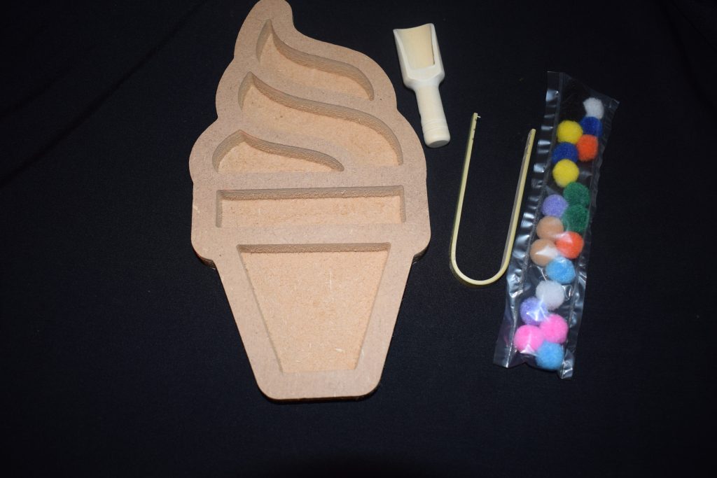 Ice Cream Tray - Great For Sea Side Or Summer Loose Parts Play Filled With Either Rice Or Coloured Sand