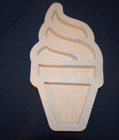 Ice Cream Tray - Great For Sea Side Or Summer Loose Parts Play Filled With Either Rice Or Coloured Sand