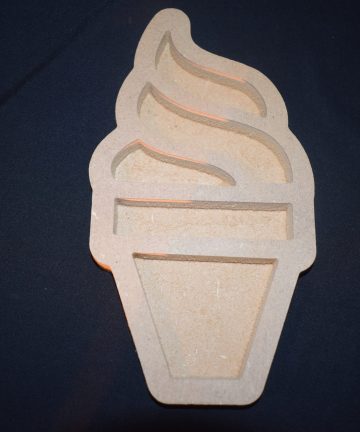 Ice Cream Tray - Great For Sea Side Or Summer Loose Parts Play Filled With Either Rice Or Coloured Sand - Image 1