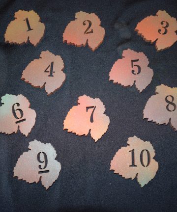 Autumn Leaf Numbers. an ideal Numeracy aid especially when used with Autumn or Nature play - Image 1