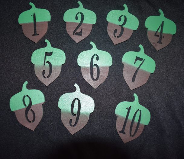 Acorn Numbers. Ideal to add to numerous activity's including Autumn or Nature and a great Numeracy learning aid