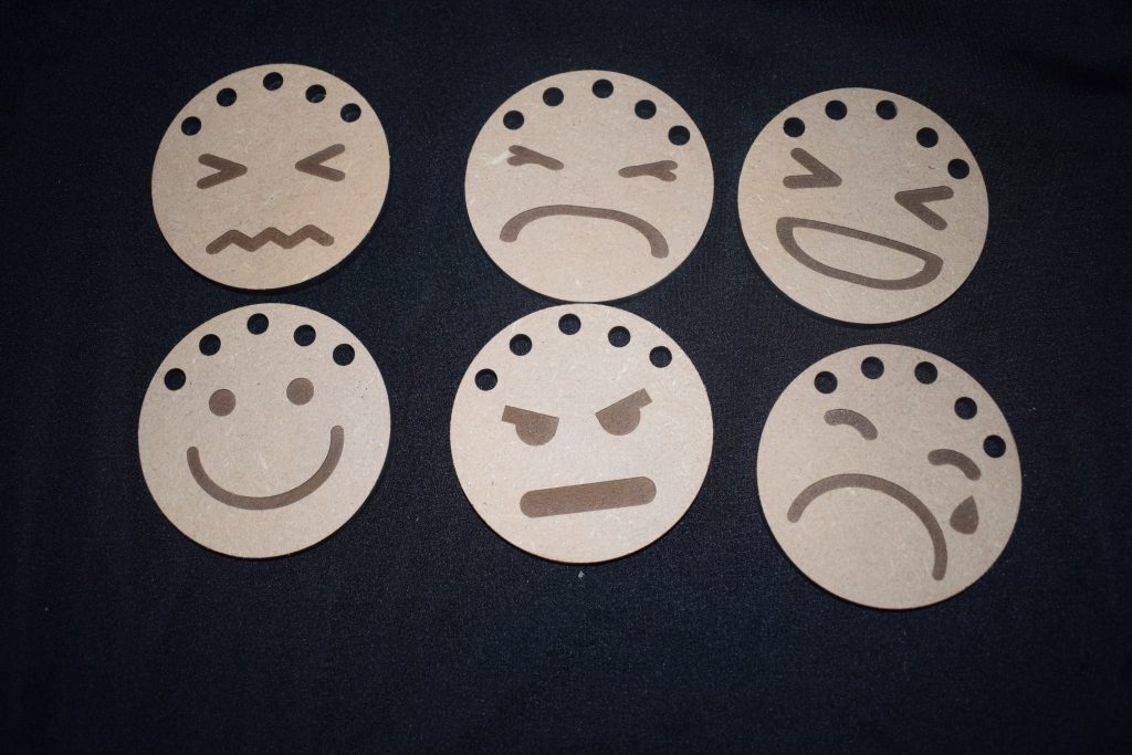Emotion Threading Face Set -  Ideal To Help Little One Show There Feelings