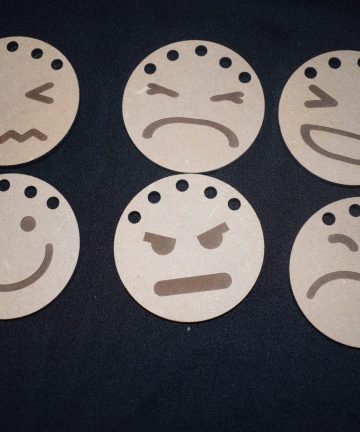 Emotion Threading Face Set -  Ideal To Help Little One Show There Feelings