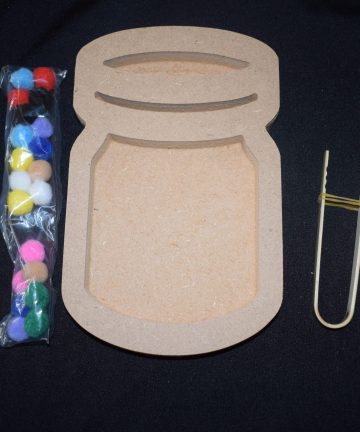 Jar Tray – Great For  Loose Parts Play Filled With Either Rice Or Coloured Sand - Image 2