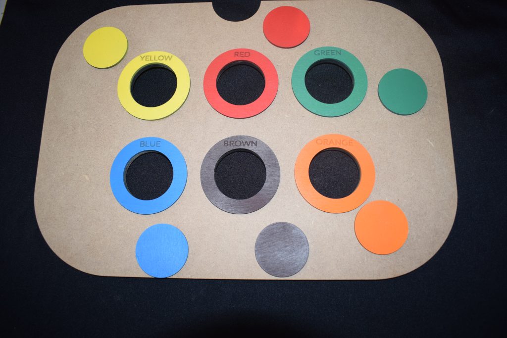 Ikea Flisat Colour Sorting Tray - Great To Help With Learning Colours And Colour Play