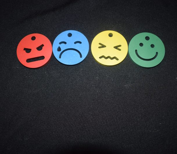 Emotion Faces Keychain Set - Great To Help Little One Express There Feelings