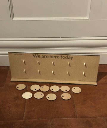 Self Registration Board - Great for name recognition for school, preschool  Or Childminders - Image 8