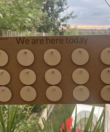 Self Registration Board - Great for name recognition for school, preschool  Or Childminders - Image 5