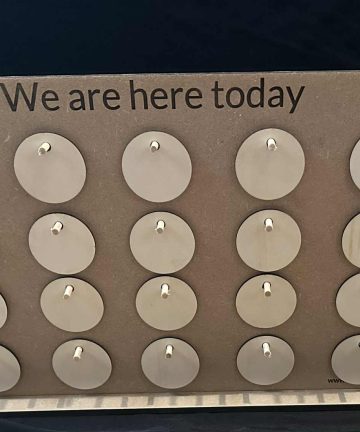 Self Registration Board - Great for name recognition for school, preschool  Or Childminders - Image 6