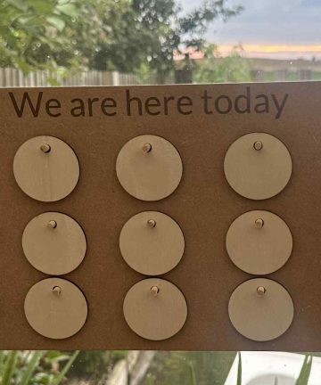 Self Registration Board - Great for name recognition for school, preschool  Or Childminders - Image 7
