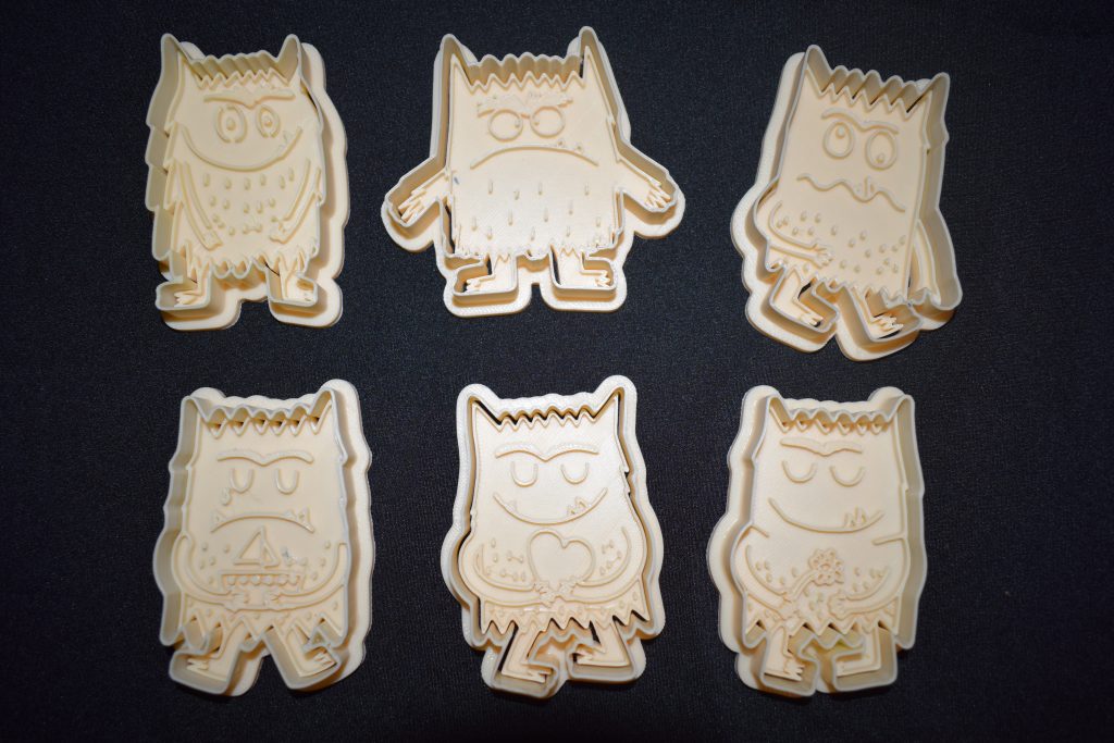 Mood Monster Cutters and Stampers - Great For Coloured Play Dough, Baking Or Damp Sand & Promoting Emotions In Your Setting