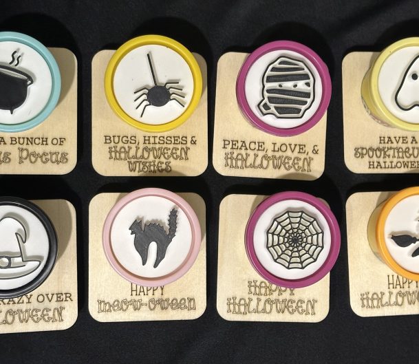 3oz Play Doh Pot With Stamper & Motto - Great As Halloween Gifts, Give Aways Or For Party Bags