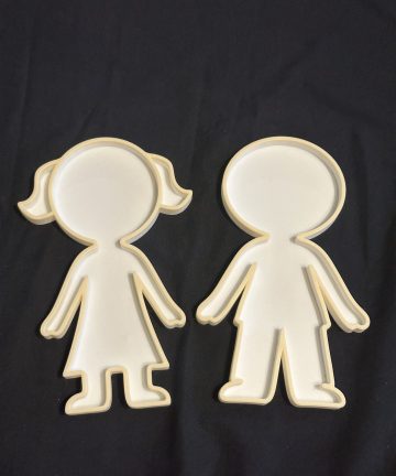 3D Printed Boy & Girl Sensory Trays – Ideal For Sensory Play Filled With Rice Or Sand - Image 1