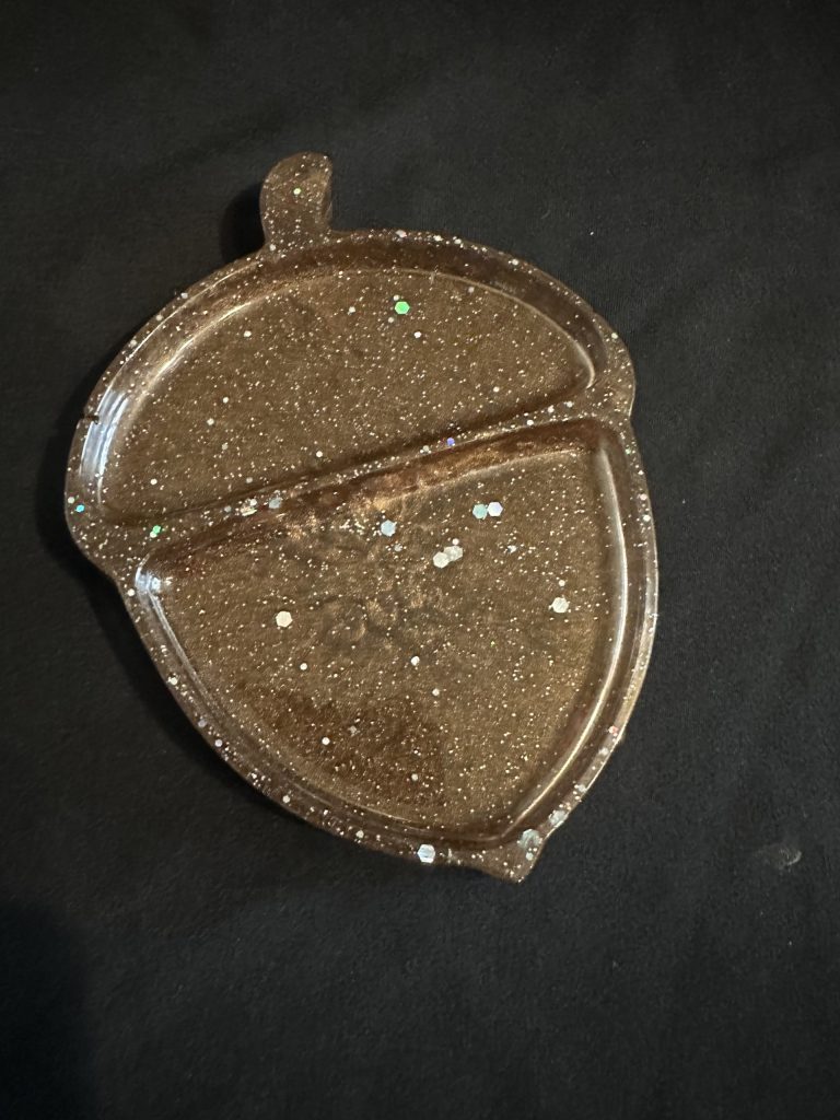 Resin Acorn Tray - Great For Autumn, Seasons, Nature Or Halloween Sensory Play