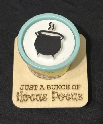 3oz Play Doh Pot With Stamper & Motto - Great As Halloween Gifts, Give Aways Or For Party Bags - Image 2