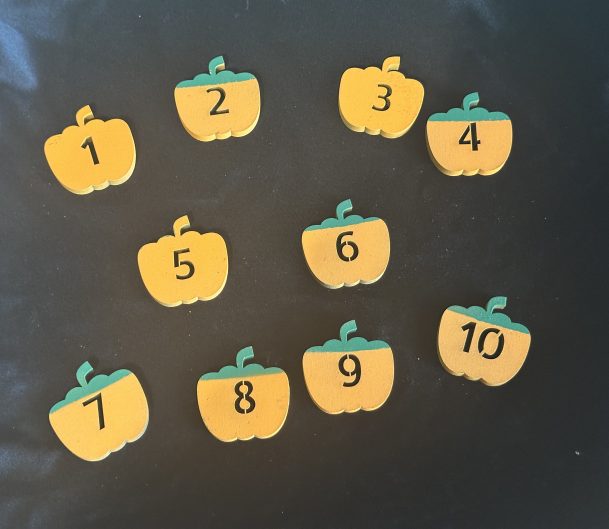Painted Pumpkin Numbers - Ideal For Halloween, Autumn Or Seasons Maths Projects