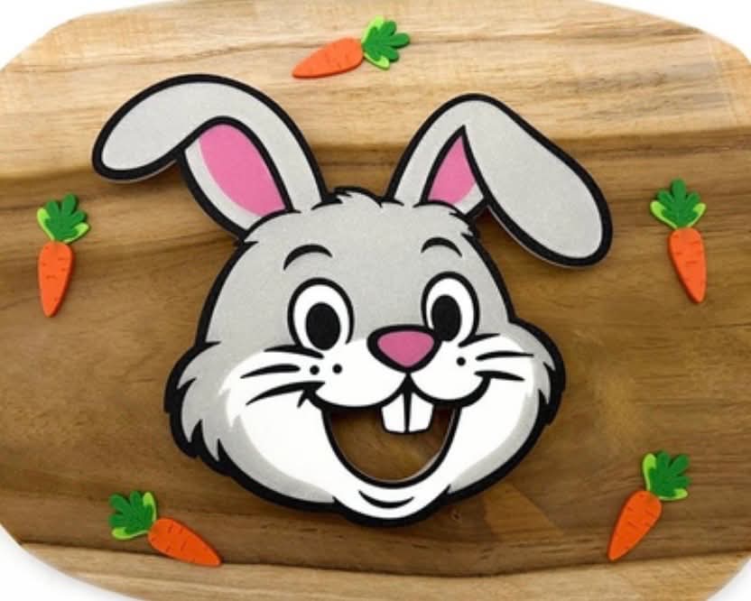 3D Printed Rabbit Feeding Face - Great woodland activity
