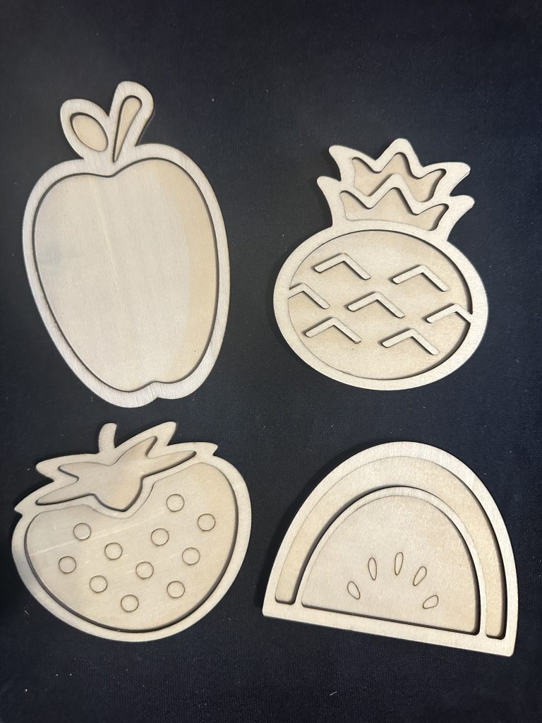 Mini Fruit Trays x 4 – Great For Sensory Play, Fruit Or Healthy Eating Project & Part Of Our Essential Range. Part Of Our Essential Range