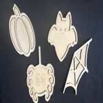 No.2 Mini Halloween Trays Set Of 4 – Great For Sensory, Halloween & Autumn Play Or Projects, Part Of Our Essential Range