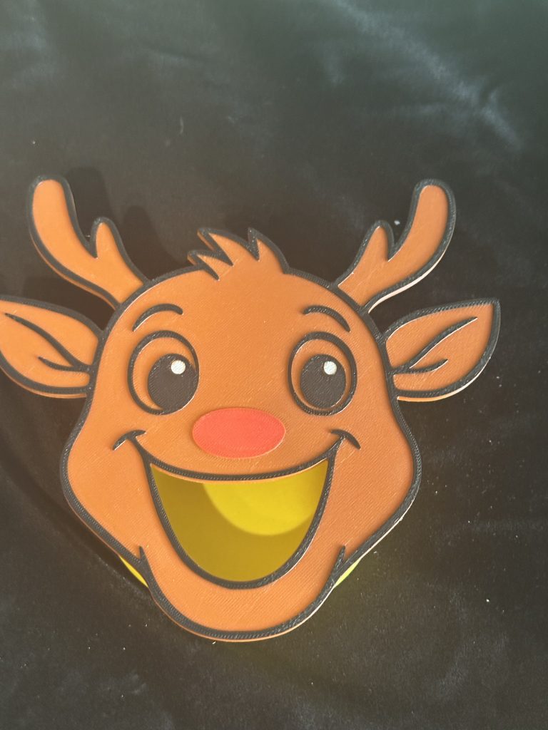 Reindeer Feeding Face - Great For Christmas Projects and To Help Little Hands With Coordination