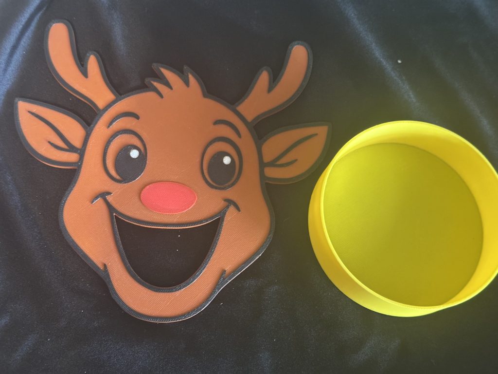 Reindeer Feeding Face - Great For Christmas Projects and To Help Little Hands With Coordination