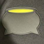 3D Printed Couldron Tray- Ideal For Sensory Play Filled With Rice Or Sand Or For Halloween Projects