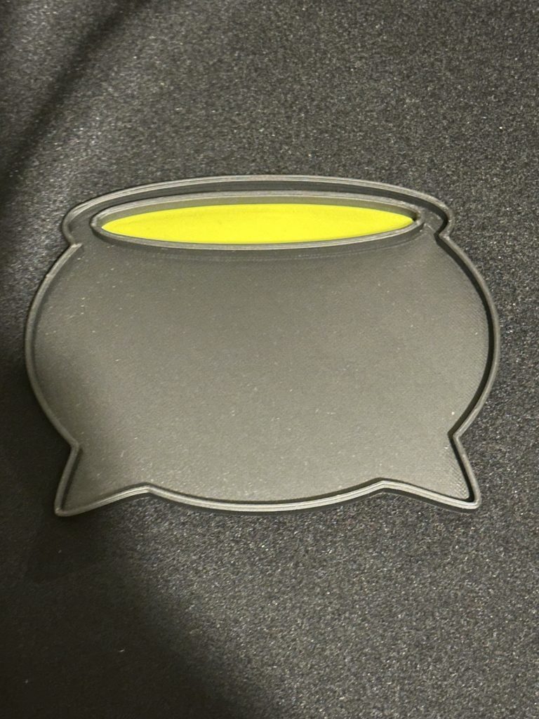 3D Printed Couldron Tray- Ideal For Sensory Play Filled With Rice Or Sand Or For Halloween Projects