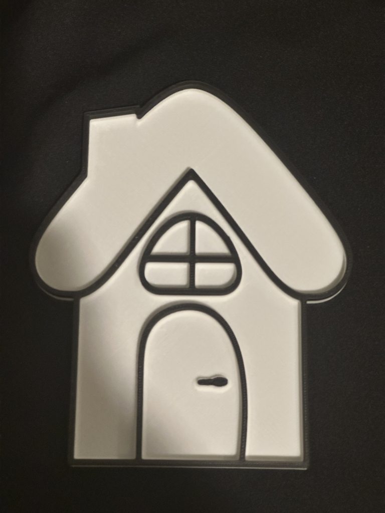 3D Printed House Tray- Ideal For Sensory Play Filled With Rice Or Sand