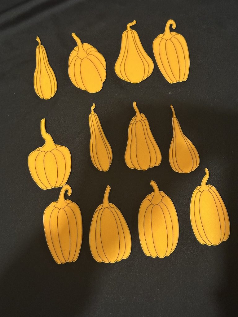 Coloured Pumpkin Sets _ Great For Halloween, Autumn' seasons And Sensory Play Trays