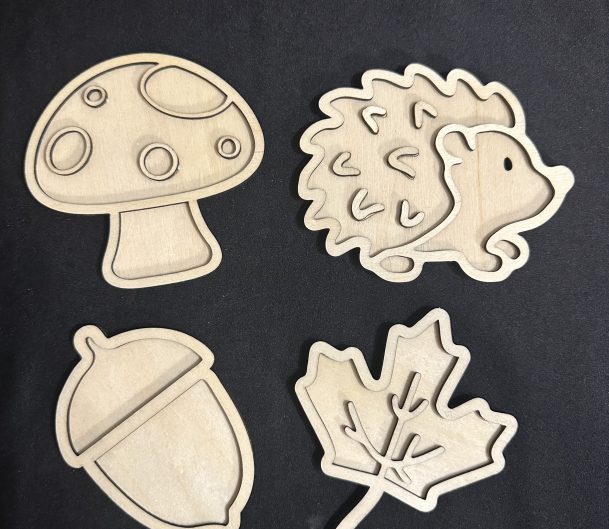 Mini Autumn Woodland Trays x 4 - Great For Sensory Play Or Woodland, Nature, Seasons Or Autumn Projects & Part Of Our Essential Range