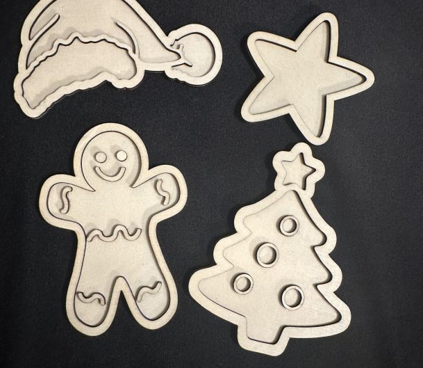 Mini Christmas Trays x 4 - Great For Sensory Play Or Christmas Projects & Part Of Our Essential Range