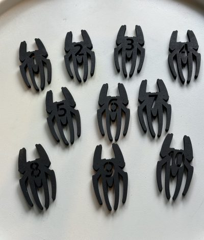 Spider Numbers - An Ideal Numeracy Aid Especially  When Used With Insect Or Halloween Play
