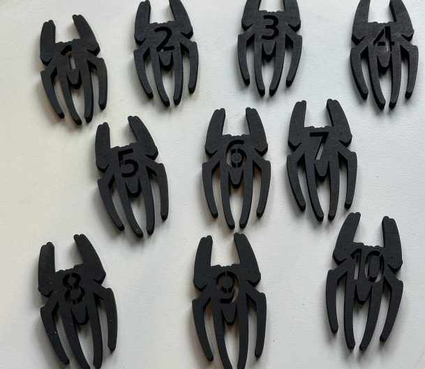 Spider Numbers - An Ideal Numeracy Aid Especially  When Used With Insect Or Halloween Play