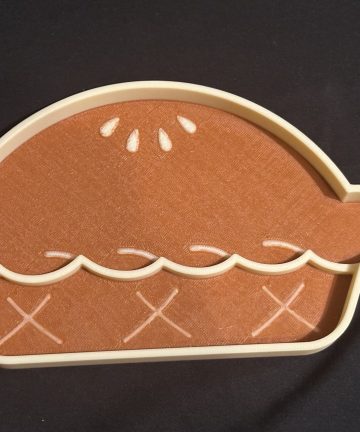 3D Printed Pie Tray- Ideal For Sensory Play Filled With Rice, Sand Or Miniature Fruit Or Food Projects - Image 2