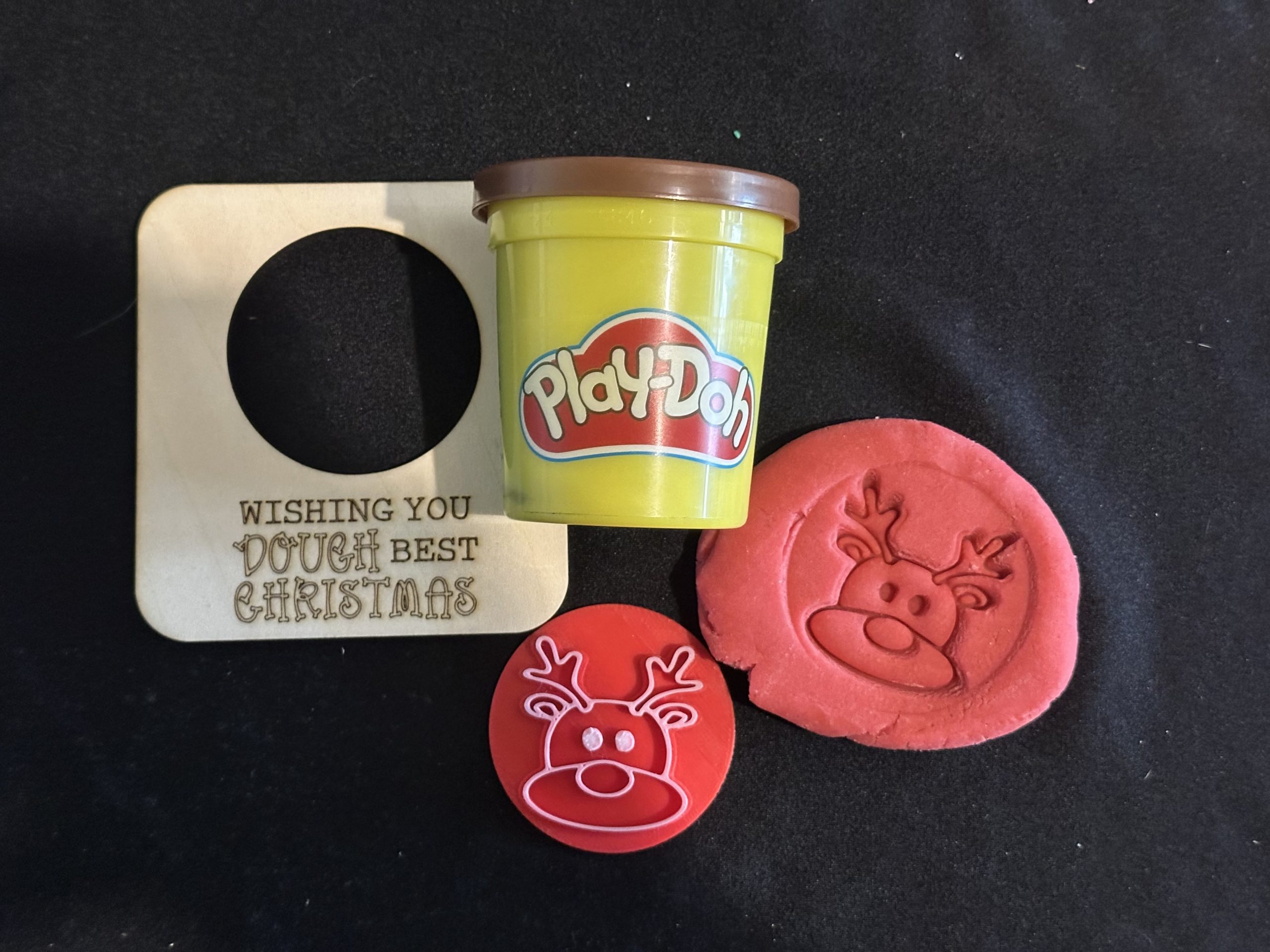 3oz Christmas Play Doh Pot With Stamper & Motto – Great As Christmas Gifts, Give Aways Or For Party Bags - Image 5