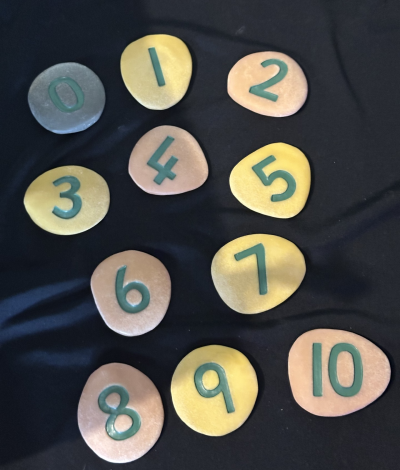 Yellow Door Jumbo Number Stones - Children Will Love This Hands-on Approach To Early Numeracy