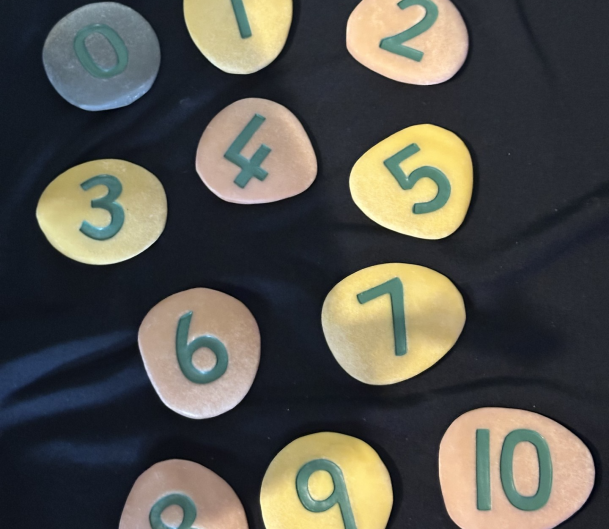 Yellow Door Jumbo Number Stones - Children Will Love This Hands-on Approach To Early Numeracy