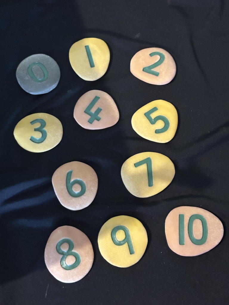 Yellow Door Jumbo Number Stones - Children Will Love This Hands-on Approach To Early Numeracy