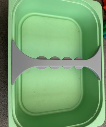 Ikea Flisat Trofast Large Lid To 2 Small Lid Adapter - Use This To Put 2 Small Ikea Flisat Lids On A Large Flisat Tray - Image 1