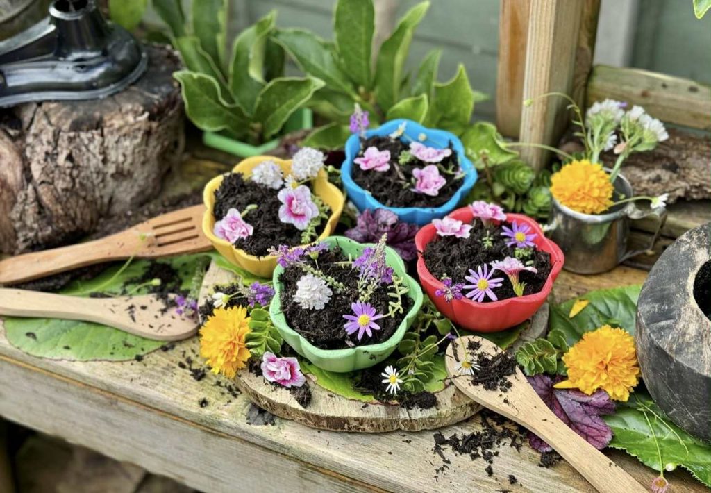Yellow Door Flower Bowls